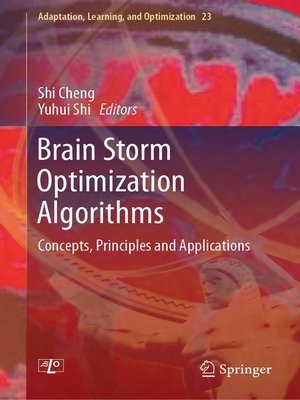 cover image of Brain Storm Optimization Algorithms